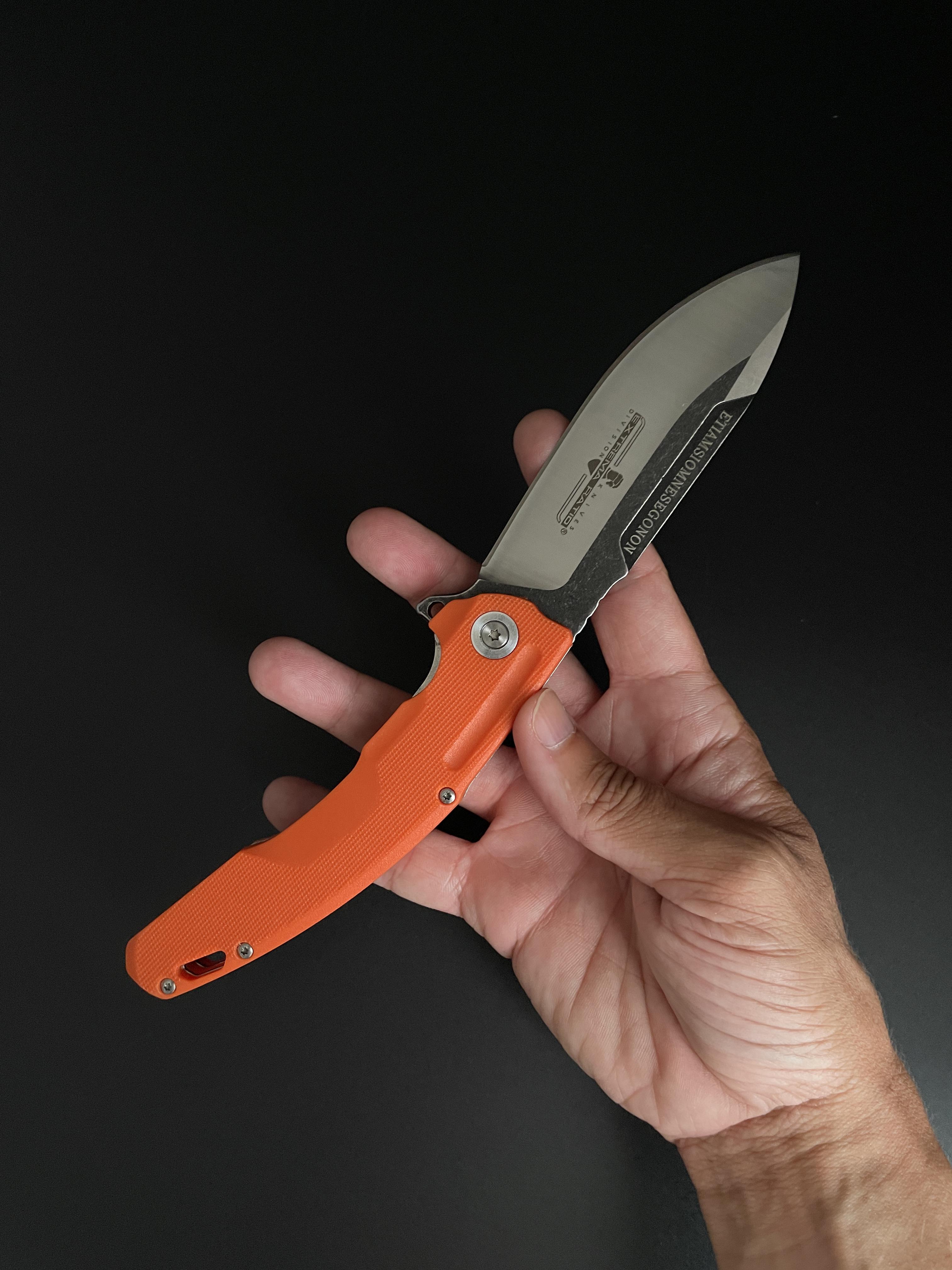 Нож складной туристический 2-2357С сталь D2 (KN1049) - фото 8