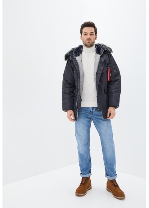 Куртка зимняя Airboss Winter Parka 3XL Серый (28632) - фото 2 Куртка зимняя Airboss Winter Parka 3XL Серый (28632) - фото 2