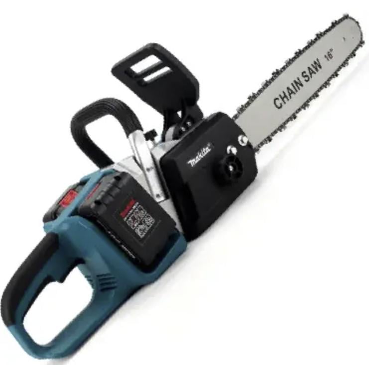 Пила ланцюгова акумуляторна Makita DUC 355 з двома акумуляторами Чорний (30484888) - фото 3