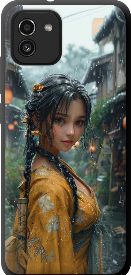 Чехол на Samsung Galaxy A03 A035F Anime-girl (6133b-2499-42517)