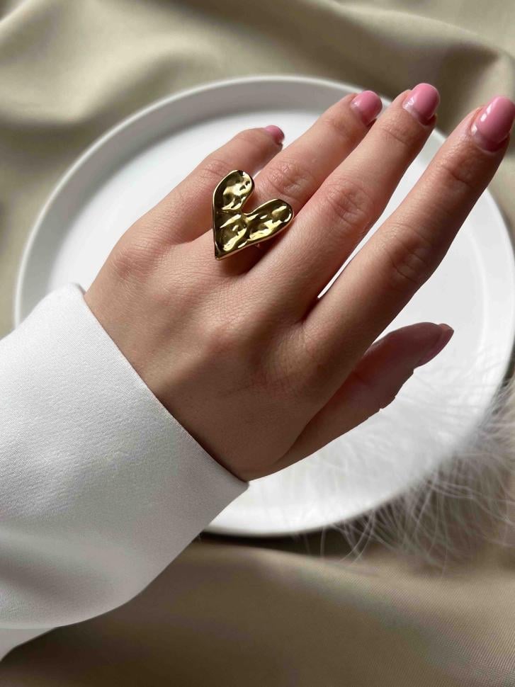 Кольцо сердце (5422)