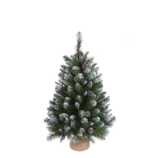 Искусственная елка Empress Triumph Tree с инеем и шишками 60 см Зеленый (CNT00011196)