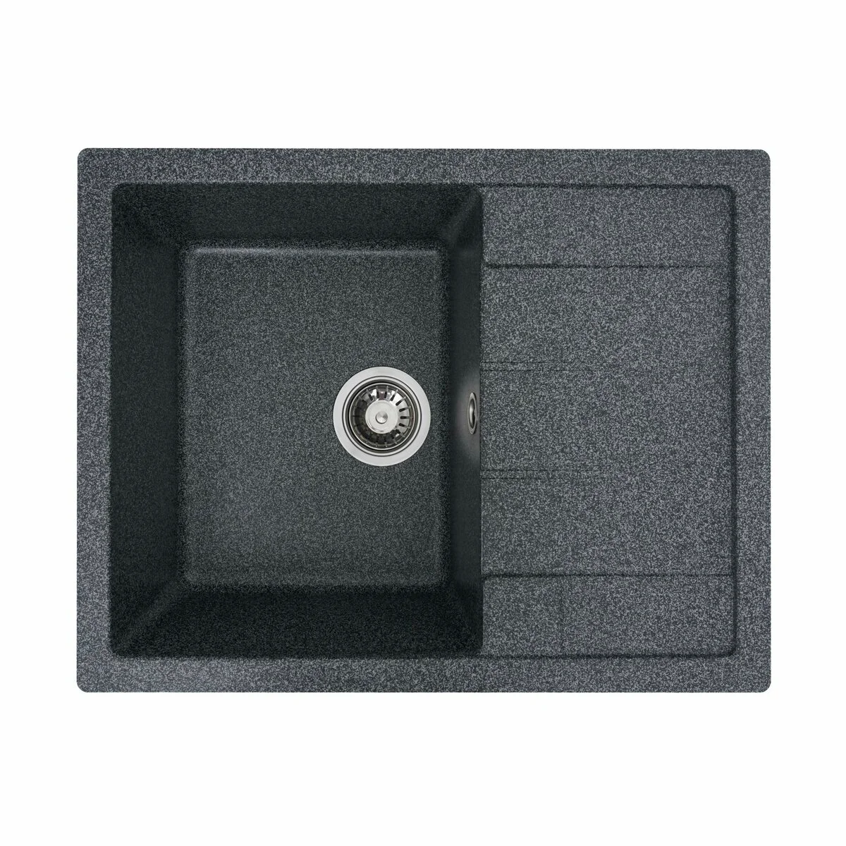 Мойка для кухни гранитная Platinum 6550 Intenso Графитовый матовый (SP000025103)