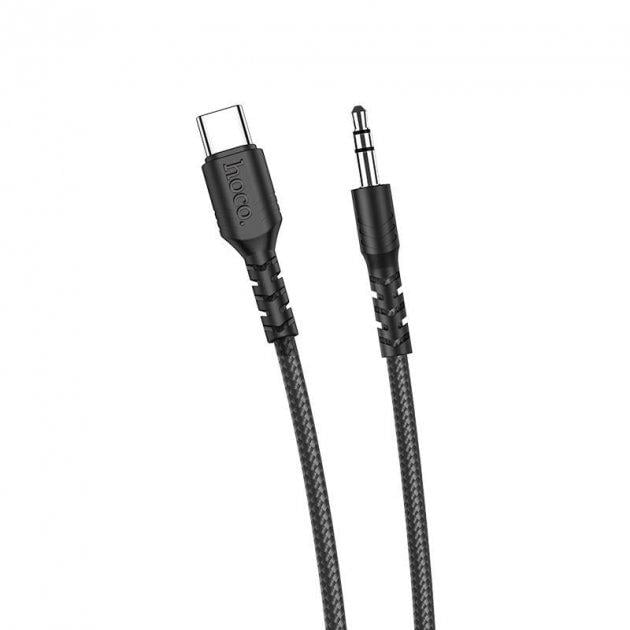 Кабель Hoco Type-C to Aux Digital Audio Conversion cable UPA17 1 м Black (455f92d0) - фото 7