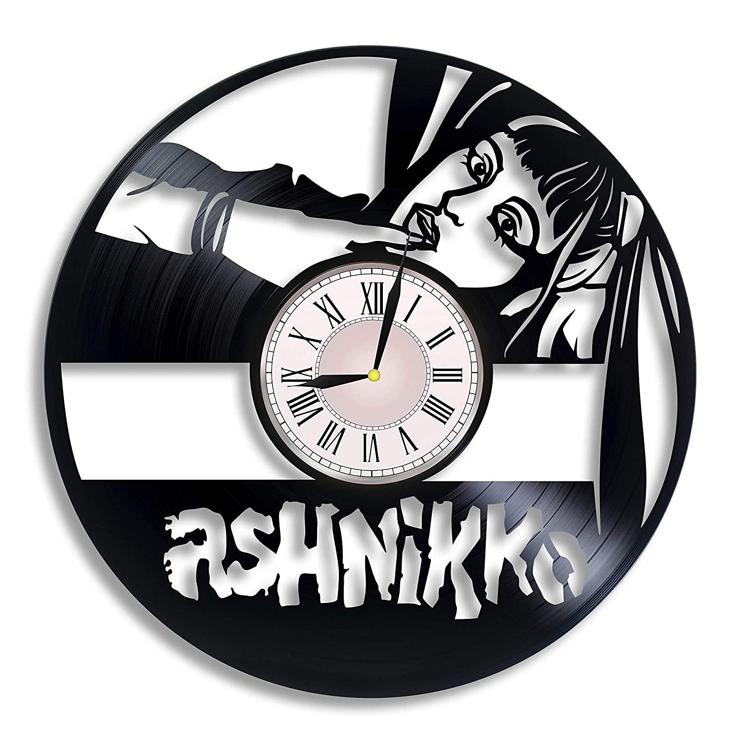 Часы настенные Ashnikko 2430 из виниловой пластинки