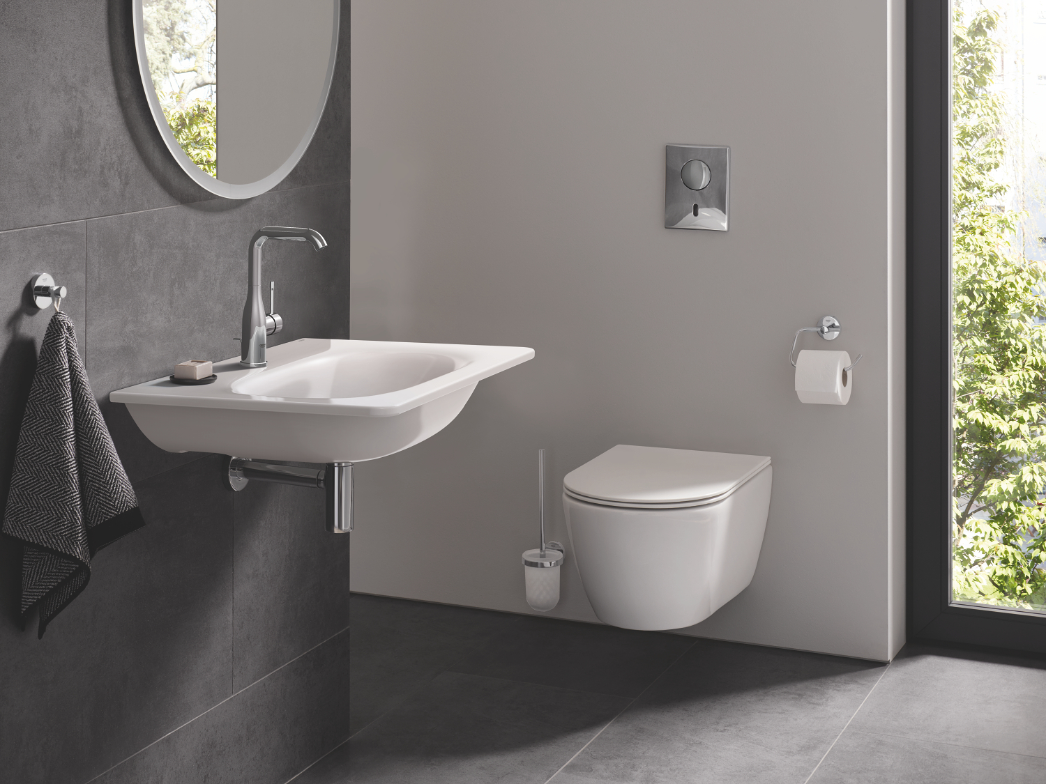 Ершик для унитаза Grohe Essentials New (40374001) - фото 2