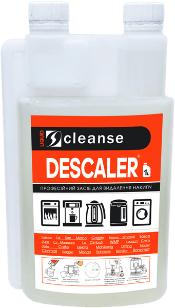 Засіб миючий для кавомашини від накипу Cleanse Deskaler liquid 1 л (CDESL31)