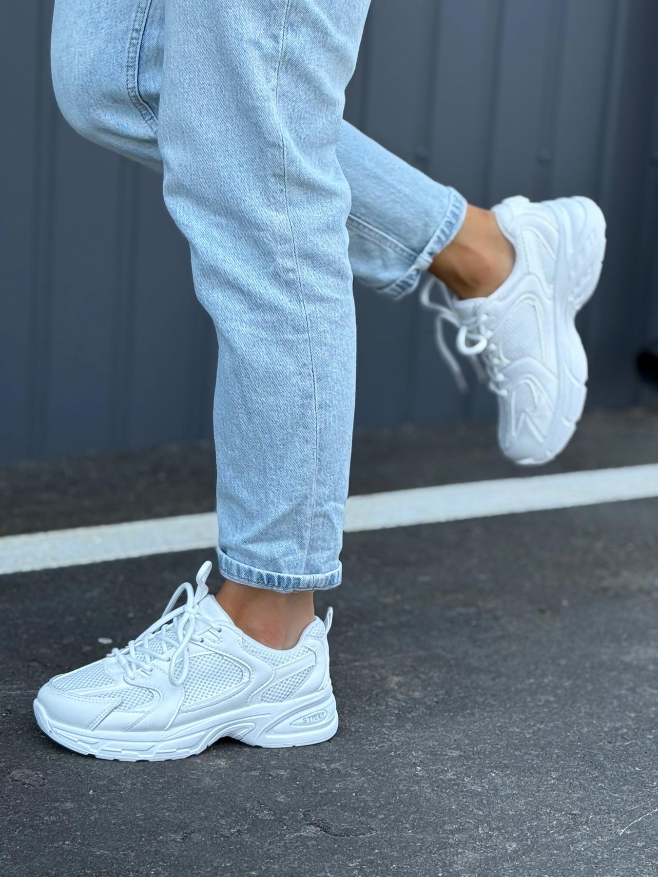 Кроссовки женские пресс кожа/текстиль р. 37 Белый (4329542s2) - фото 4 Кроссовки женские пресс кожа/текстиль р. 37 Белый (4329542s2) - фото 4