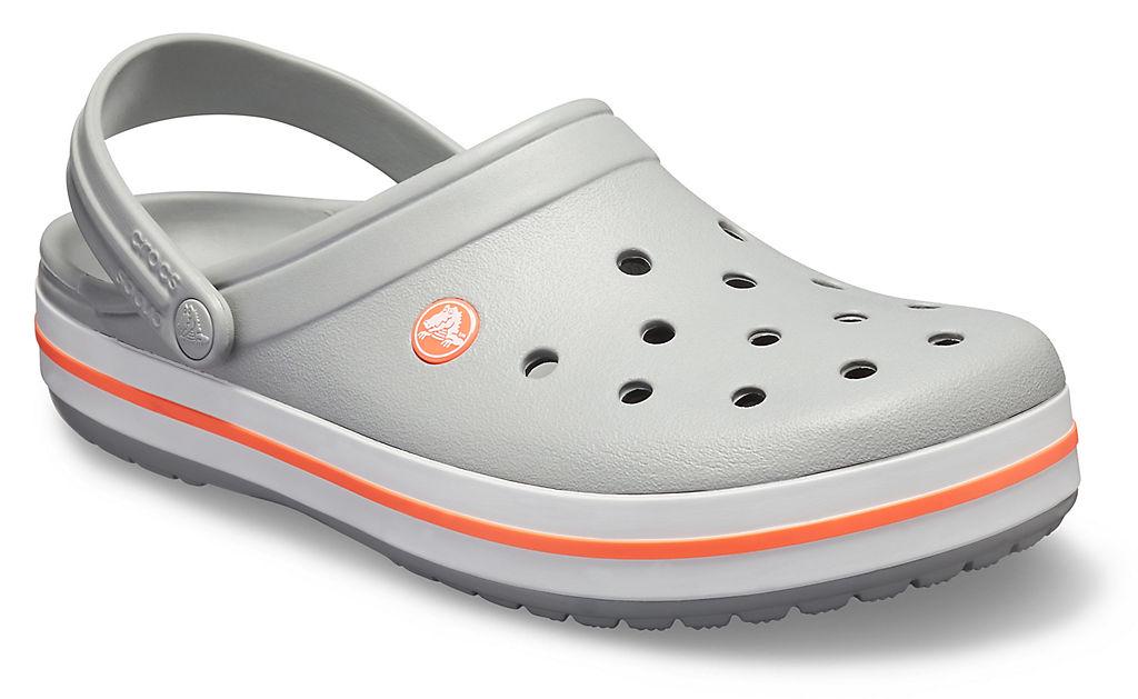 Сабо Crocs Crocband Clog M5-W7 р. 37 Light Grey/Bright Coral - фото 3