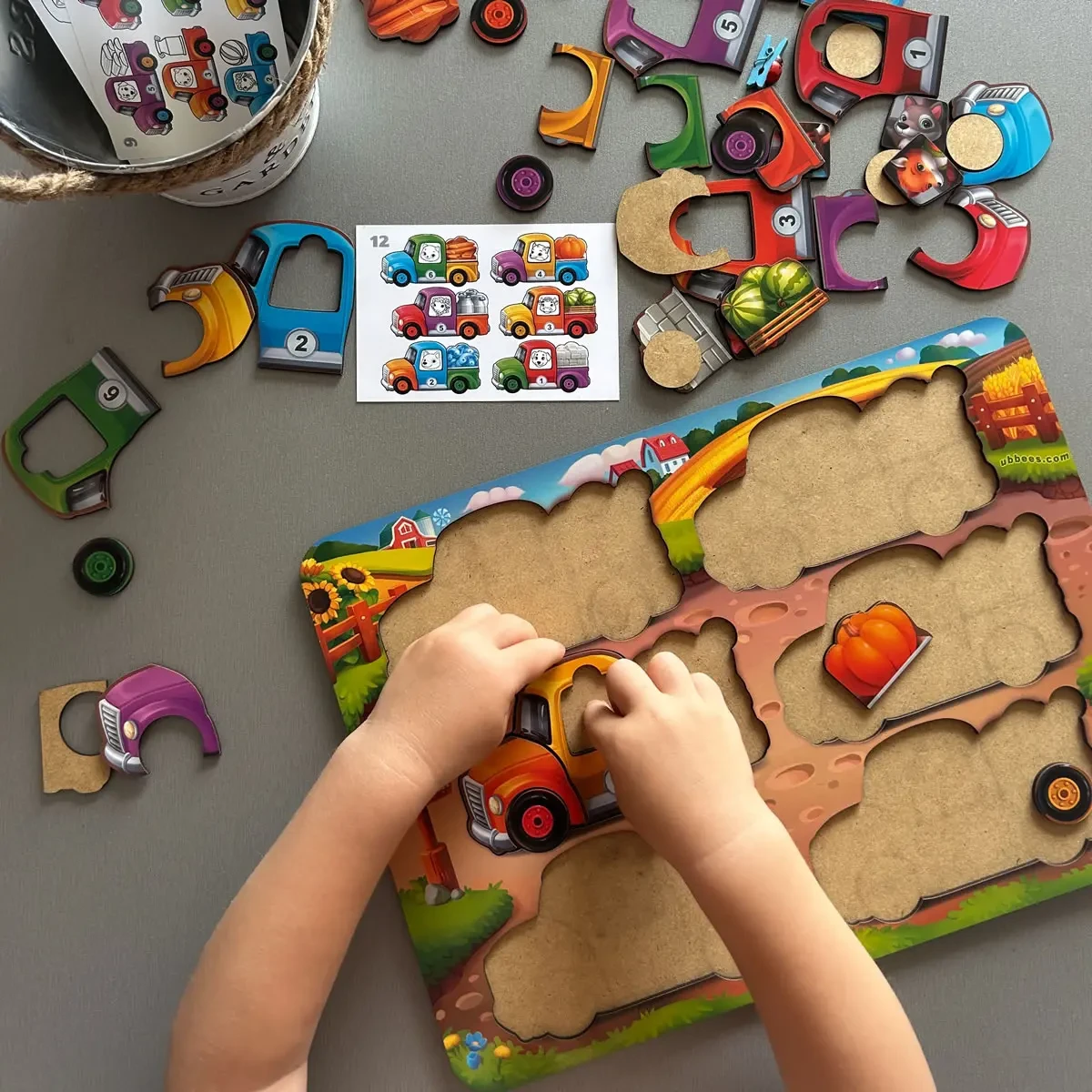 Гра з картками Тварини на вантажівках літо (2388142355) - фото 7 Гра з картками Тварини на вантажівках літо (2388142355) - фото 7