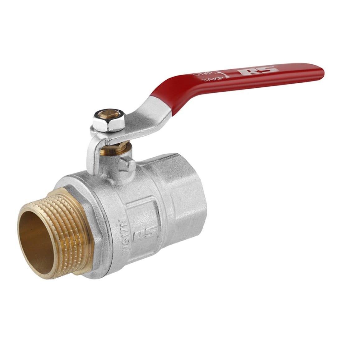 Шаровой кран STA Premium 1″ ВН прямой, латунь (CV017990)