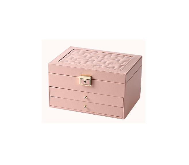 Органайзер для біжутерії та прикрас 18496 13,5х17х23 см Рожевий (5004689) Органайзер для біжутерії та прикрас 18496 13,5х17х23 см Рожевий (5004689)