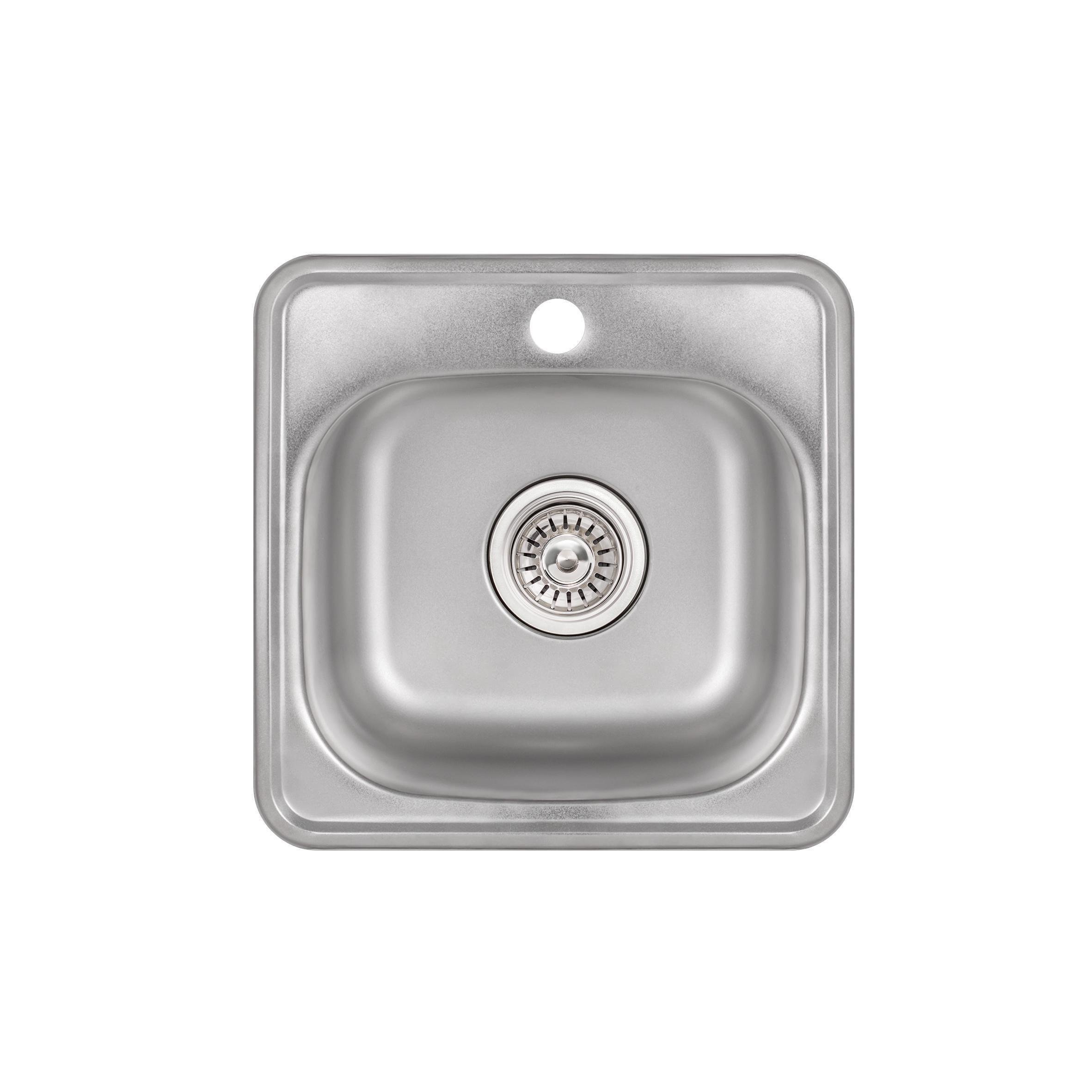 Мийка для кухні Lidz 3838 0,6 мм Satin (LIDZ3838POL06)