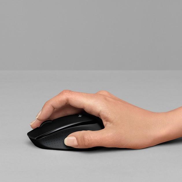 Мышка беспроводная Logitech B330 SILENT PLUS Wireless Черный (910-004913) - фото 3