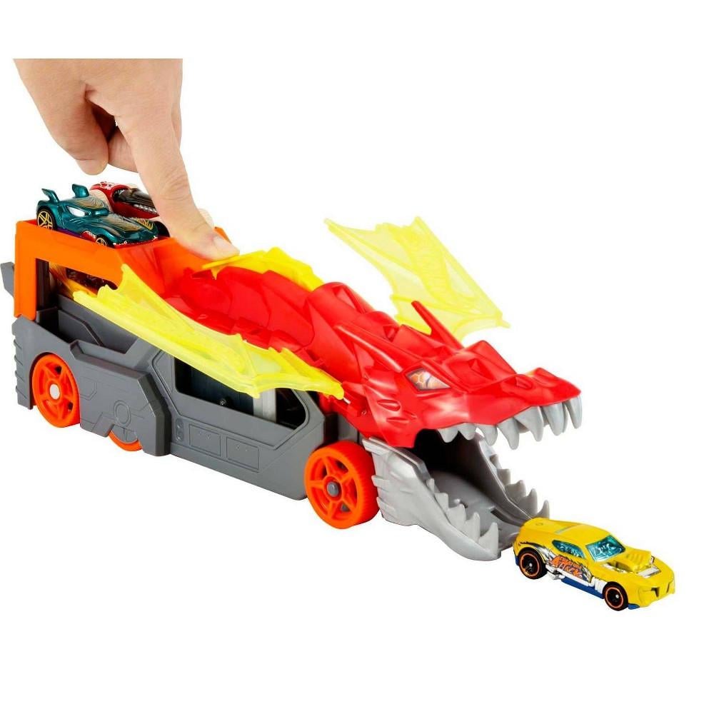 Игрушечные машинки Автовоз Hot Wheels Dragon Launch Vehicle дракон (2085772019) - фото 6