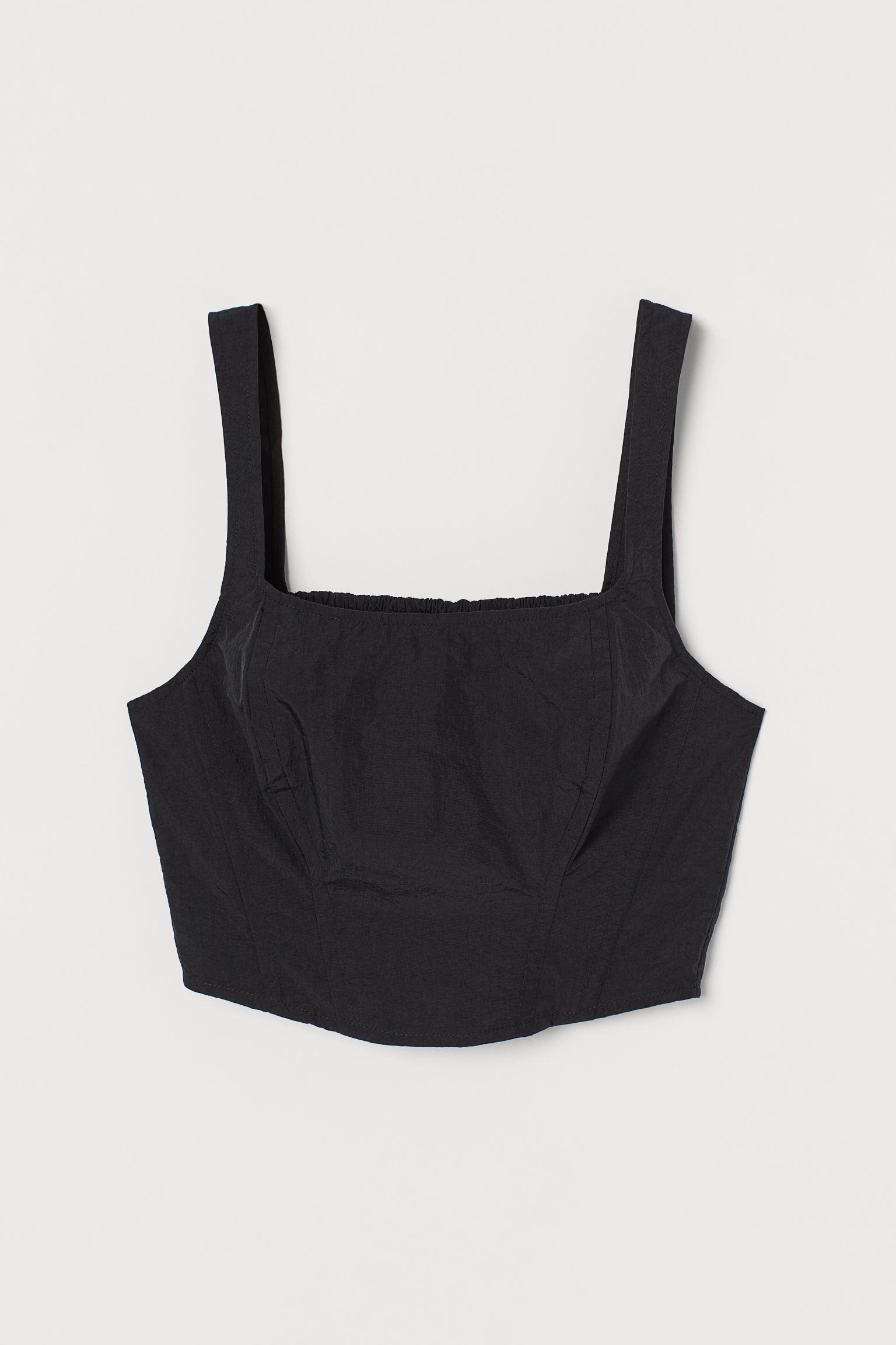 Топ H&M р. 42 Чорний (305-9410752)