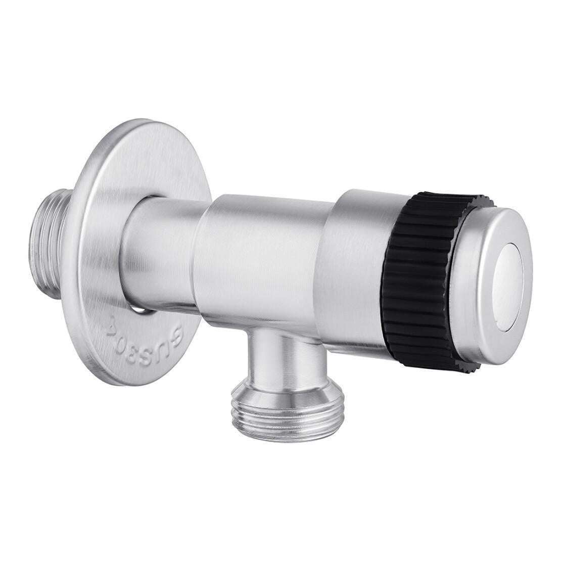 Кран приборный Kroner KRP Edelstahl Klassisch ESG100 1/2"х1/2" НН (CV022973)