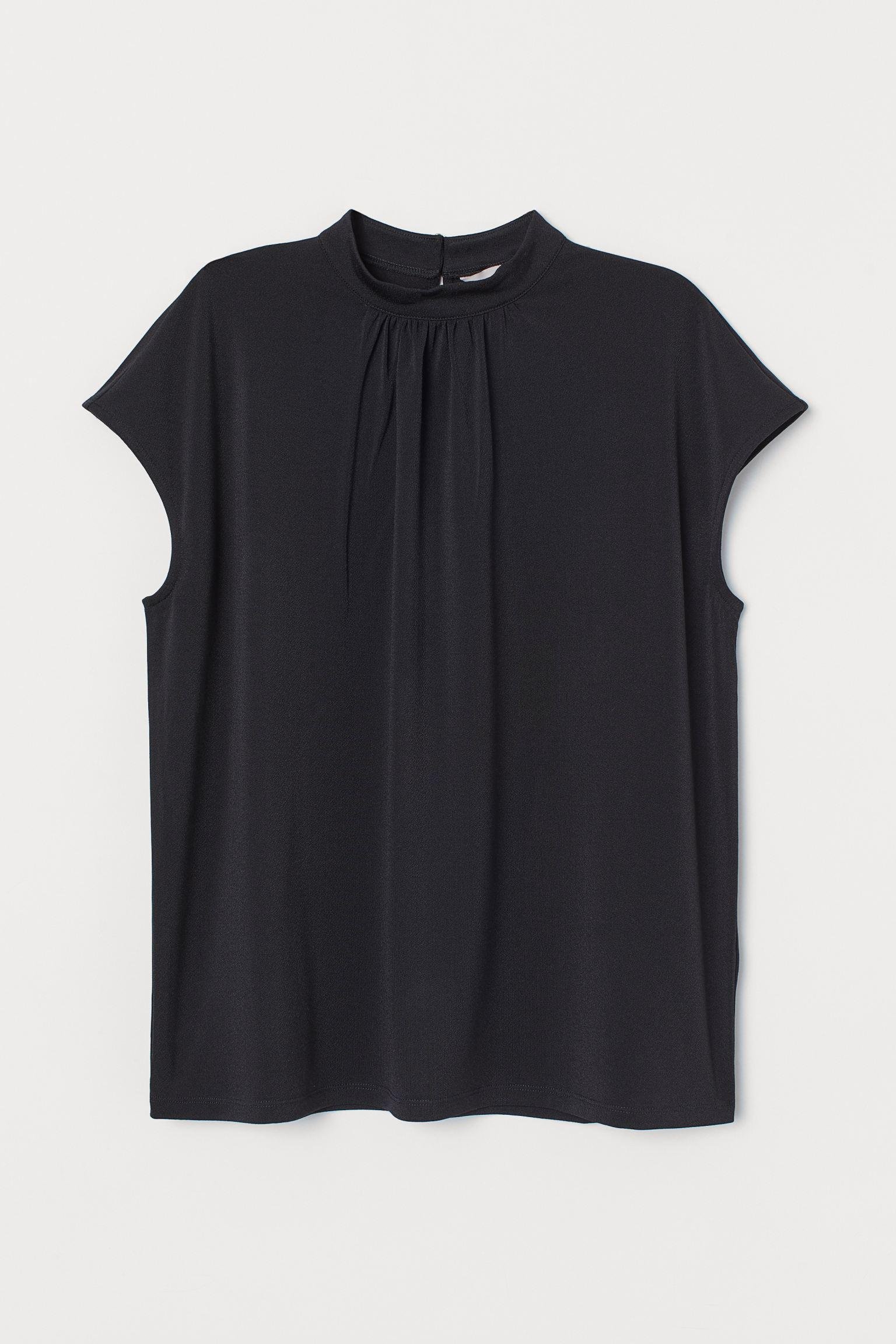 Блуза без рукава S Черный (9212262dm)