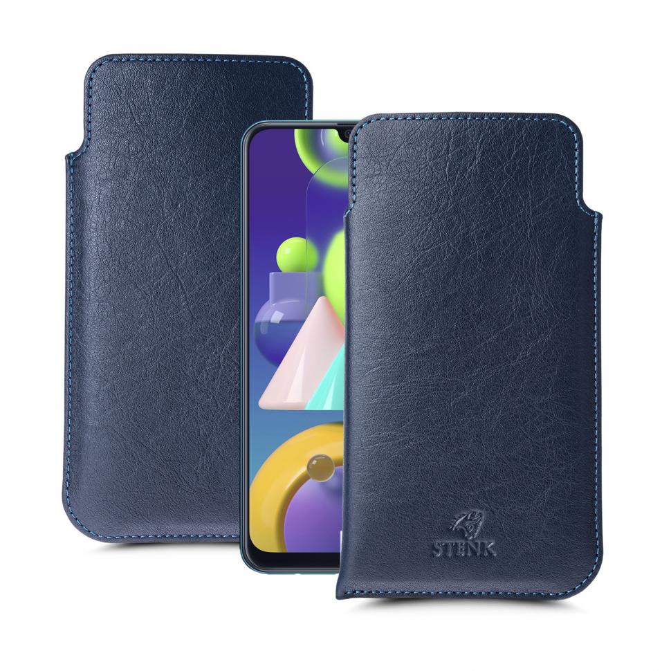 Футляр Stenk Elegance для Samsung Galaxy M21 Синий (65146) Футляр Stenk Elegance для Samsung Galaxy M21 Синий (65146)