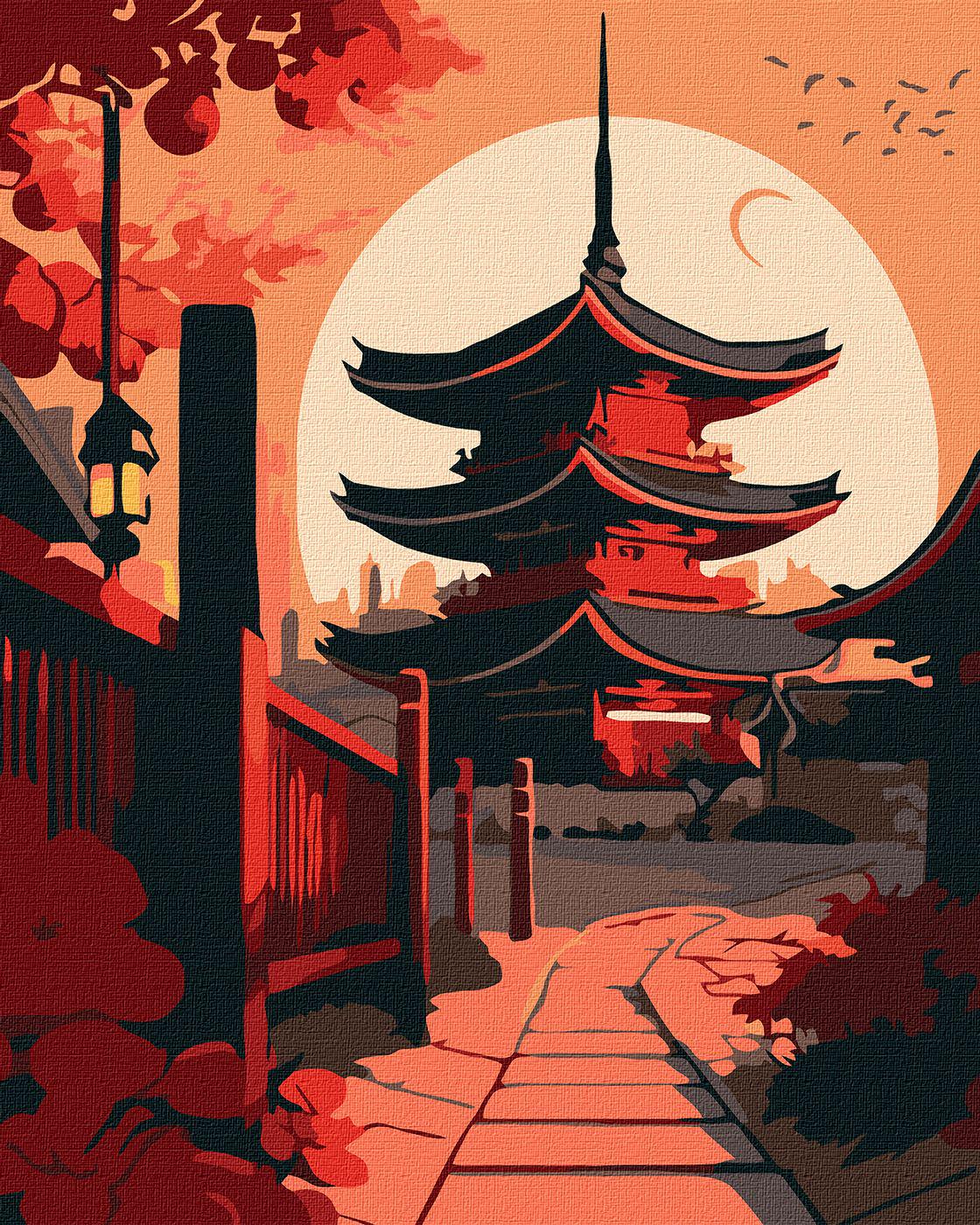 Картина по номерам Идейка Восточный пейзаж 40x50 см (Id-KHO5109)