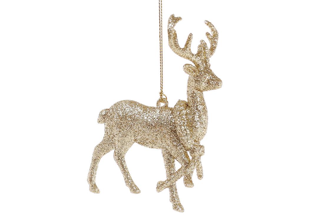 Новогодняя подвеска BonaDi Олень 11х7 см (788-514)