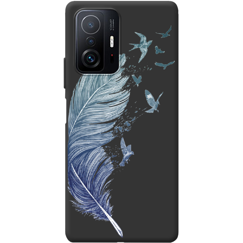 Чохол BoxFace Xiaomi 11T / 11T Pro Feather Чорний силікон (43423-cc38-44163)