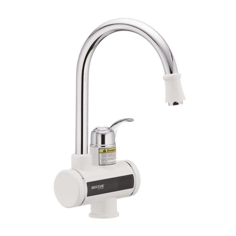 Проточный водонагреватель MIXXUS Electra 240-E с индикатором температуры Белый (OL-MI2749) - фото 2 Проточный водонагреватель MIXXUS Electra 240-E с индикатором температуры Белый (OL-MI2749) - фото 2