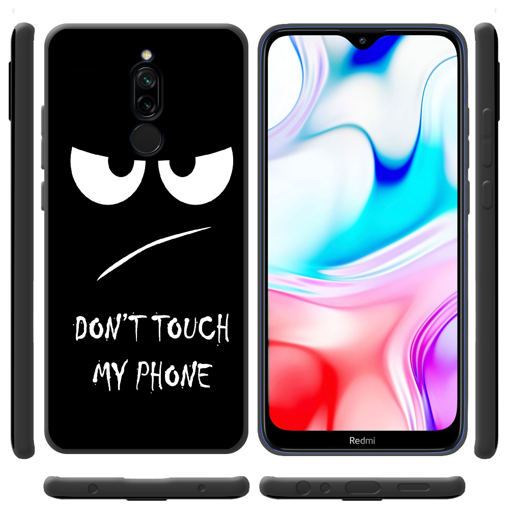 Чохол Boxface Xiaomi Redmi 8 Don't Touch my Phone Чорний силікон (38411-up535-38679) - фото 2