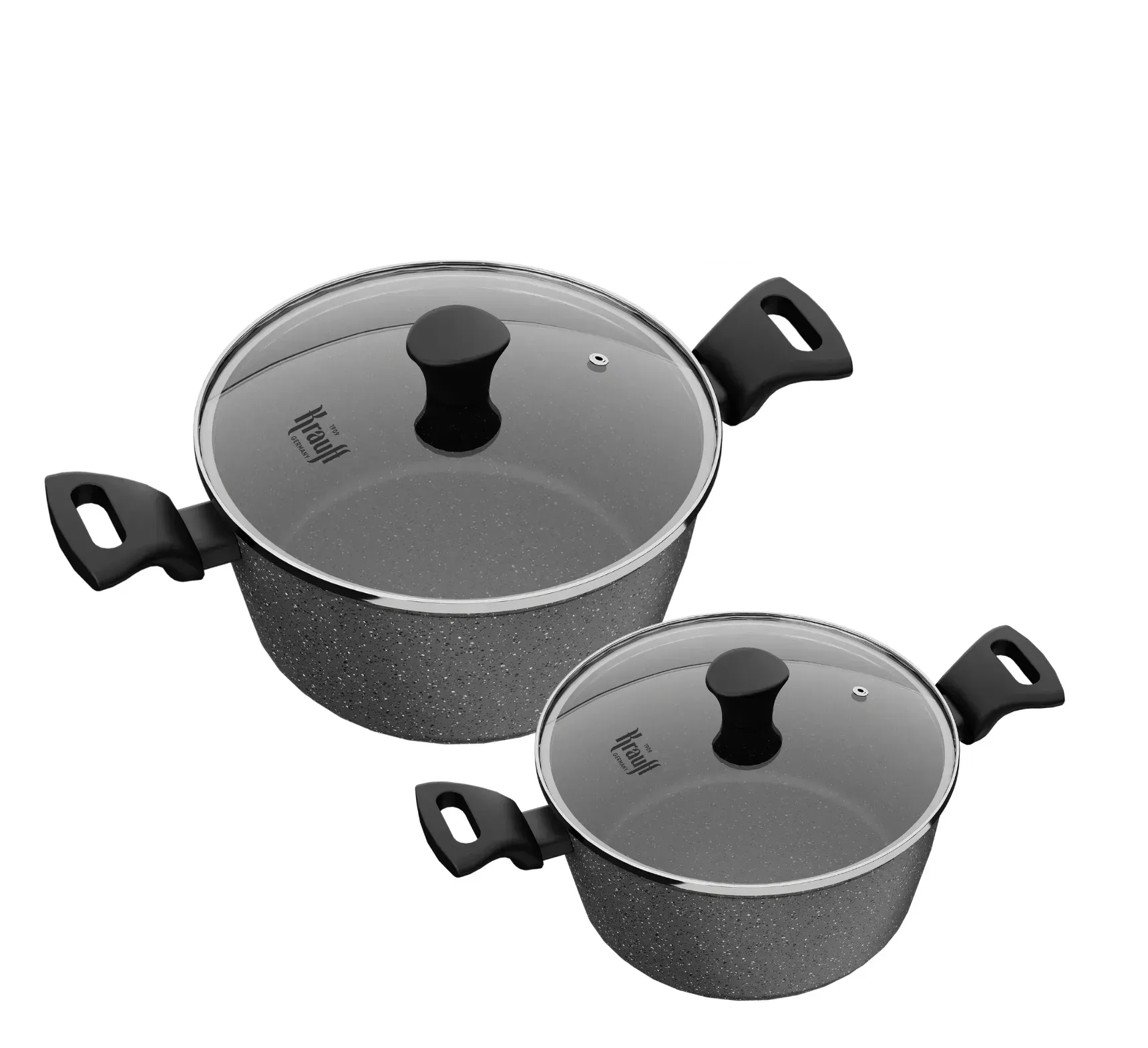 Набор кастрюль Krauff Fry Power 2,3/4,2 л с набором кухонных досок Frische (55-333-620) - фото 2 Набор кастрюль Krauff Fry Power 2,3/4,2 л с набором кухонных досок Frische (55-333-620) - фото 2