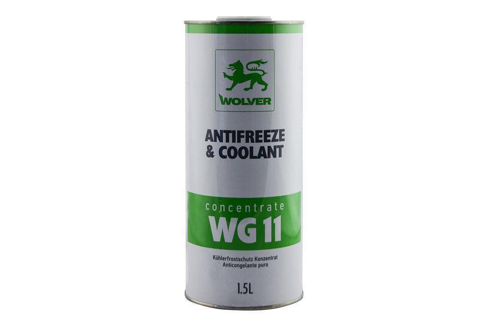 Антифриз концентрат Wolver COOLANT CONCENRATE G11 1,5 кг Зелений - фото 1