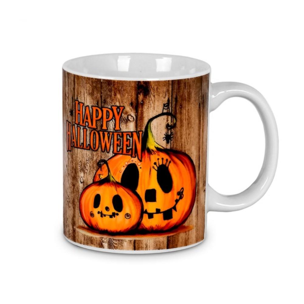 Чашка Stenson Halloween 330 мл 8х9,5 см Разноцветный (R96580)