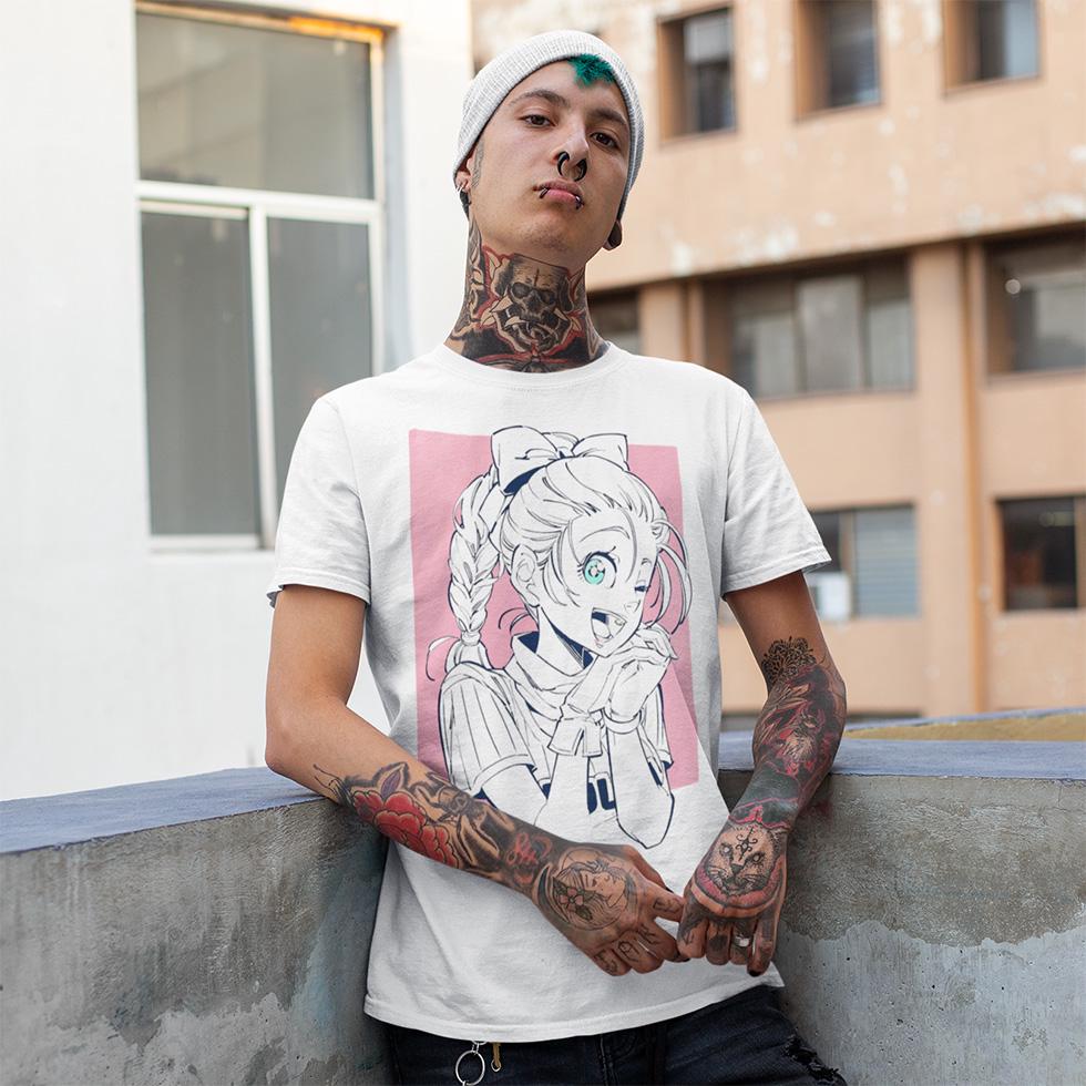 Футболка мужская Dragon Ball Bulma 3XL Белый (00000007675)