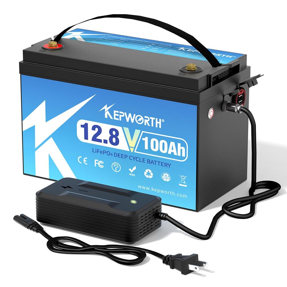 Акумулятор Kepworth LiFePO4 12V 100Ah 1280W 332 мм із зарядним пристроєм BMS (K12100332) - фото 10 Акумулятор Kepworth LiFePO4 12V 100Ah 1280W 332 мм із зарядним пристроєм BMS (K12100332) - фото 10