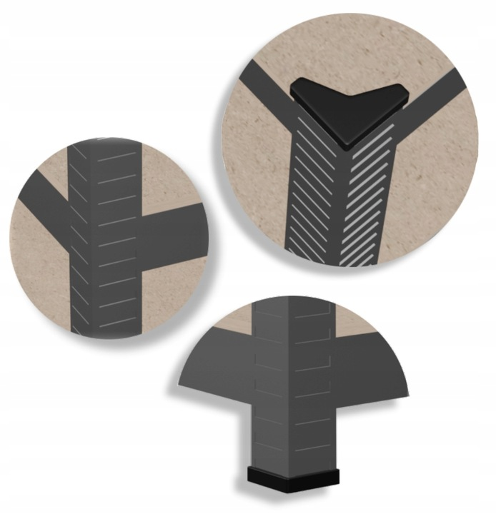 Стеллаж металлический 180х90х40 см 5 полок/до 175 кг на полку Черный (GWI7392) - фото 2