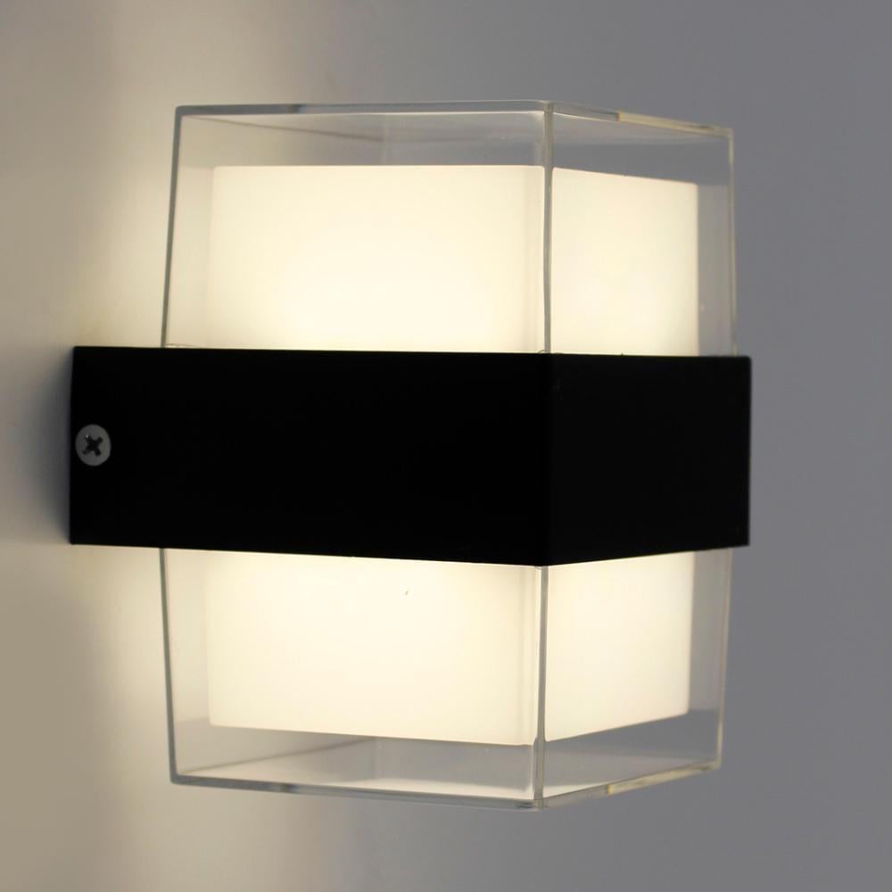 Бра светодиодное ESLLSE VALO S 9 Вт IP54 105x95x135 мм Черный (00000122611)