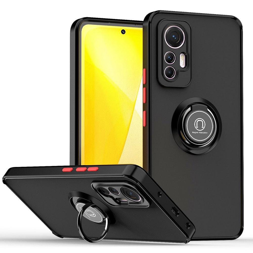Защитный чехол MatteLuxe Xiaomi 12 Lite (с кольцом) Black (34106-2B)