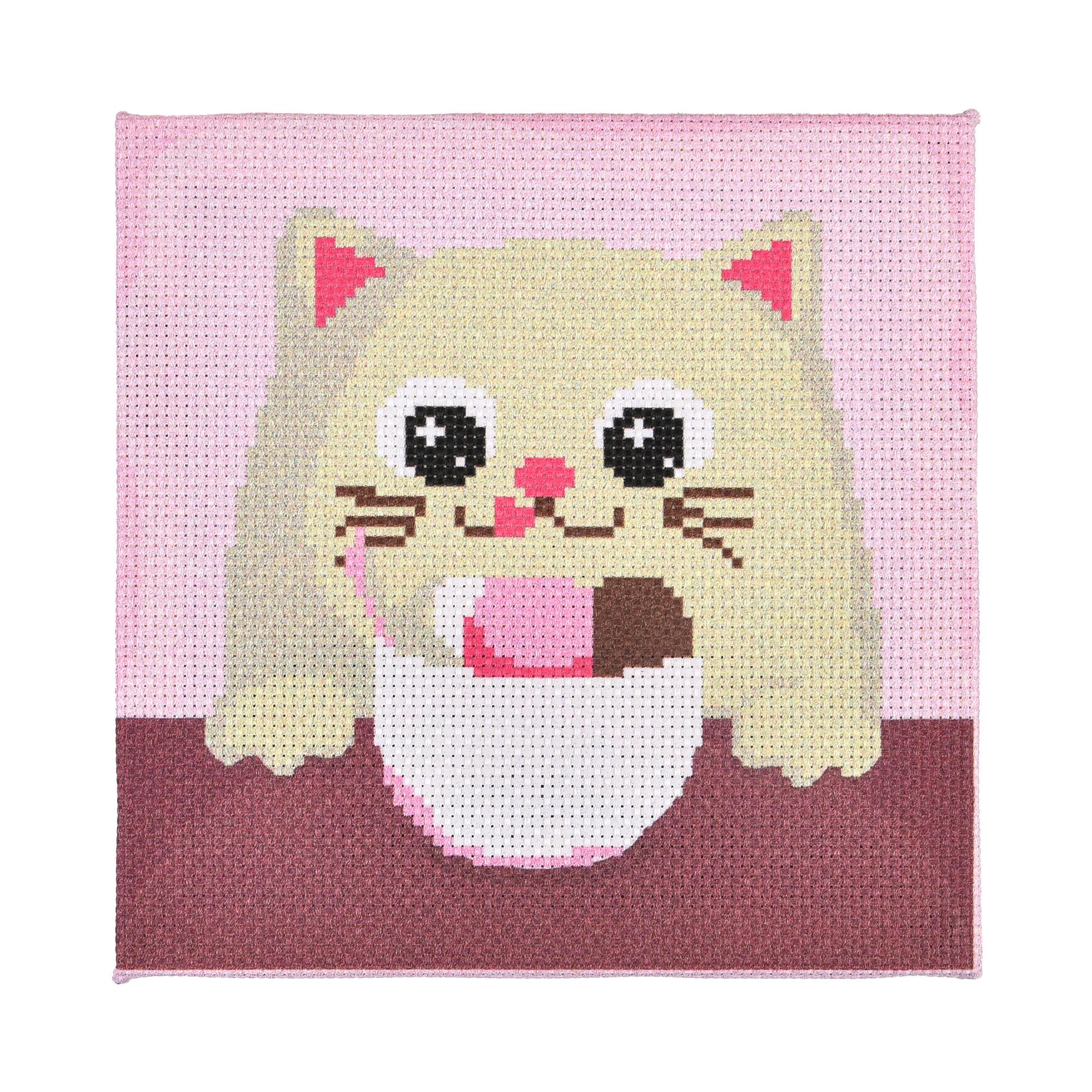 Вишивка хрестиком Ласощі для мурчика Strateg AX-208 20х20 см (MTT-193711) Вишивка хрестиком Ласощі для мурчика Strateg AX-208 20х20 см (MTT-193711)