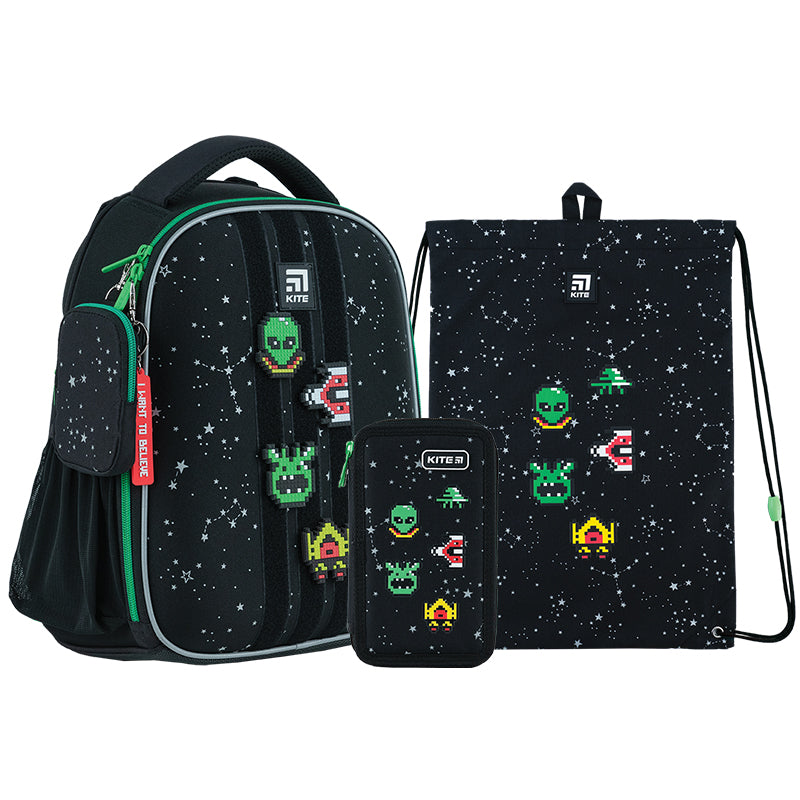 Школьный набор KITE UFO SET_K24-555S-7 рюкзак/пенал/сумка (4063276187475)