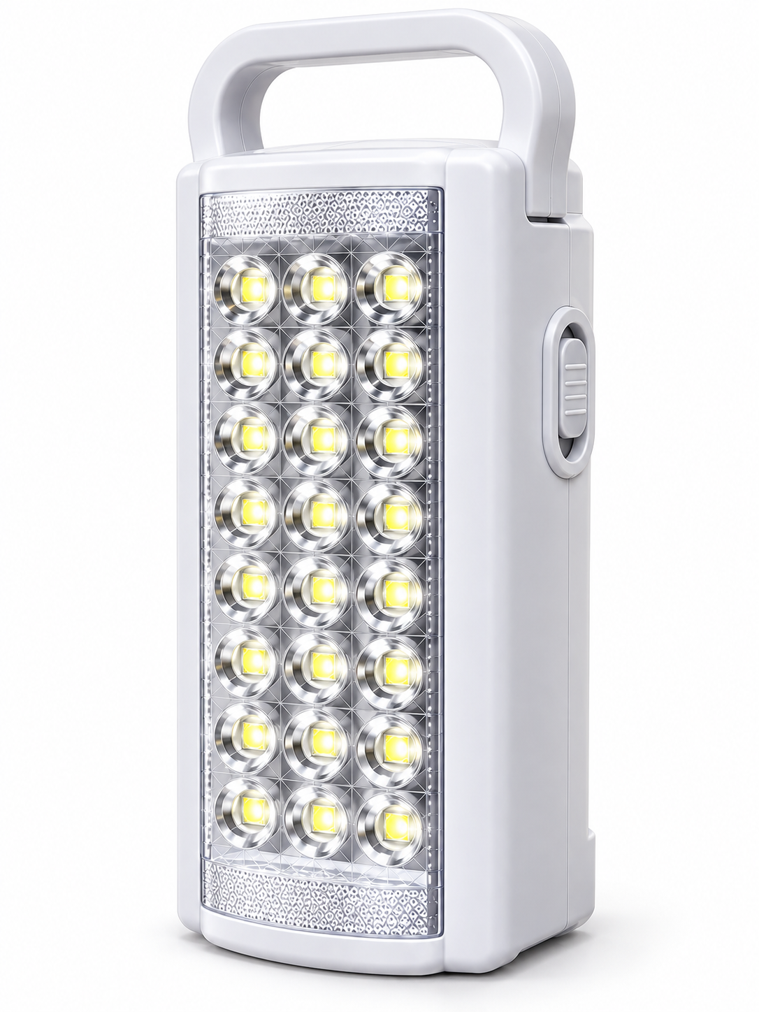 Фонарь портативный на аккумуляторе LED с PowerBank 24 светодиода 2 режима до 80 часов работы Белый (37839444)