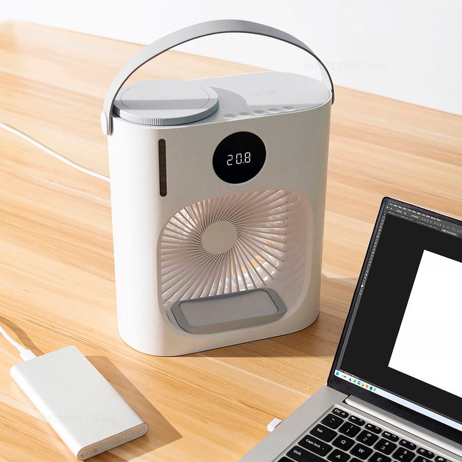 Вентилятор зі зволожувачем Xiaoda CL08 Mini Desktop Cooling Fan (XD-ZMLFS01) - фото 5
