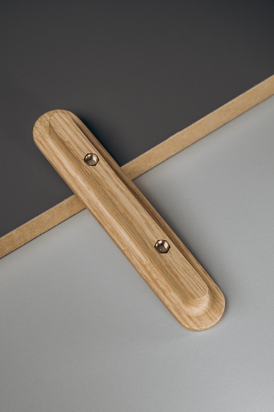 Мебельная ручка из дерева Fungo 156 мм - фото 2 Мебельная ручка из дерева Fungo 156 мм - фото 2