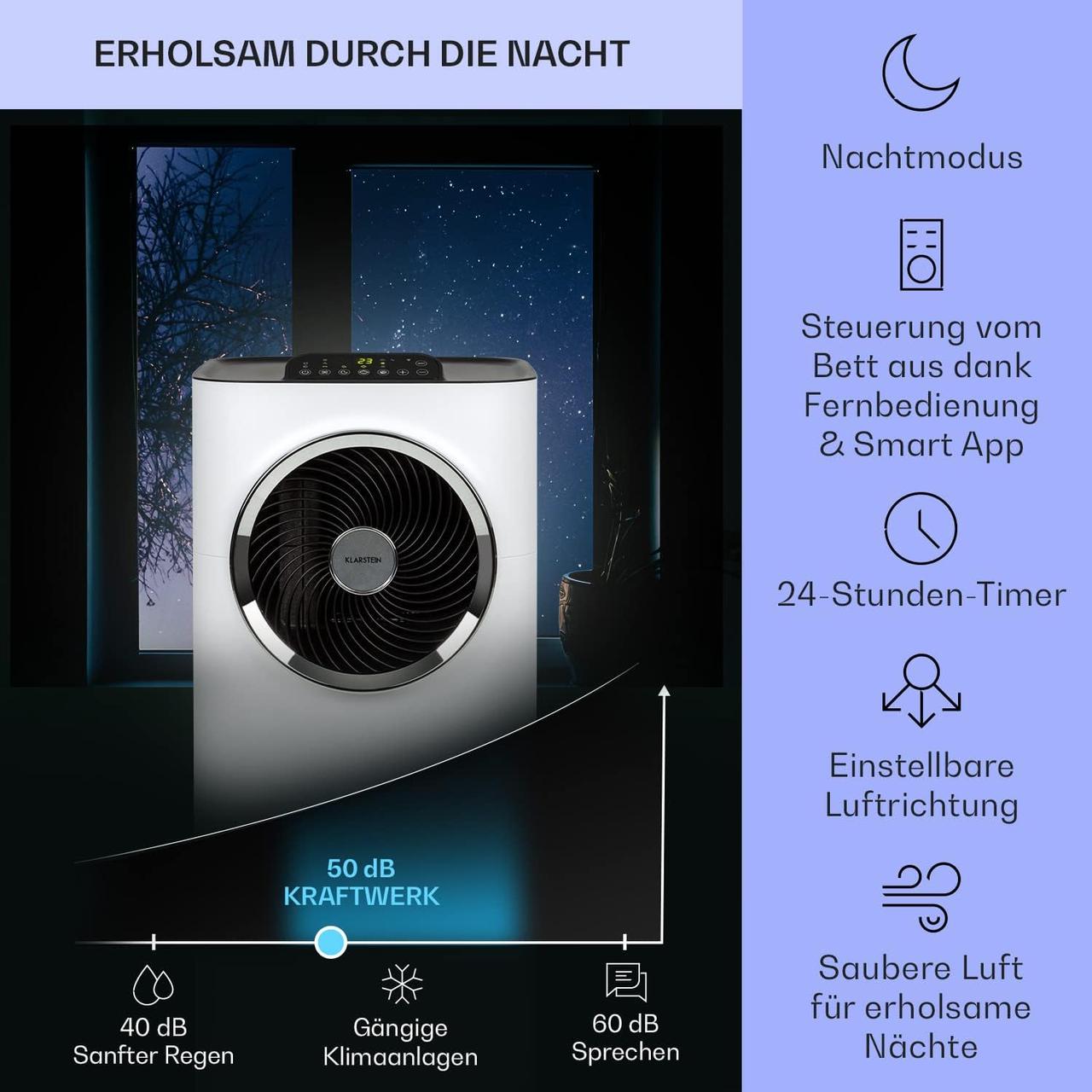 Кондиціонер KLARSTEIN Kraftwerk Smart 12K мобільний (10034664) - фото 4 Кондиціонер KLARSTEIN Kraftwerk Smart 12K мобільний (10034664) - фото 4