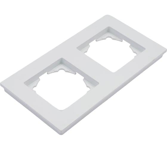 Рамка 2-місна Gunsan Eqona 1401100000141 Білий - фото 1 Рамка 2-місна Gunsan Eqona 1401100000141 Білий - фото 1