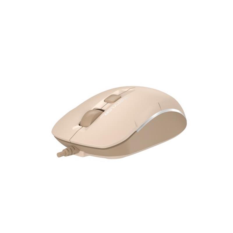 Компьютерная мышка проводная A4Tech Fstyler FM26 Cafe Latte (26711764) - фото 2
