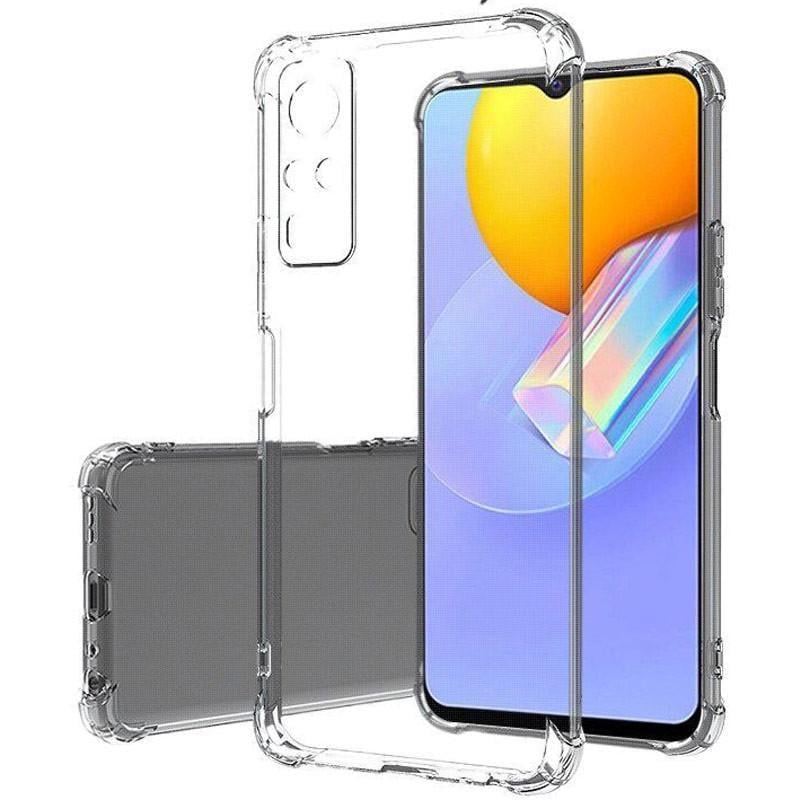 Противоударный TPU чехол GETMAN Ease logo усиленные углы Full Camera для Vivo Y53s Прозрачный (Безцветный)