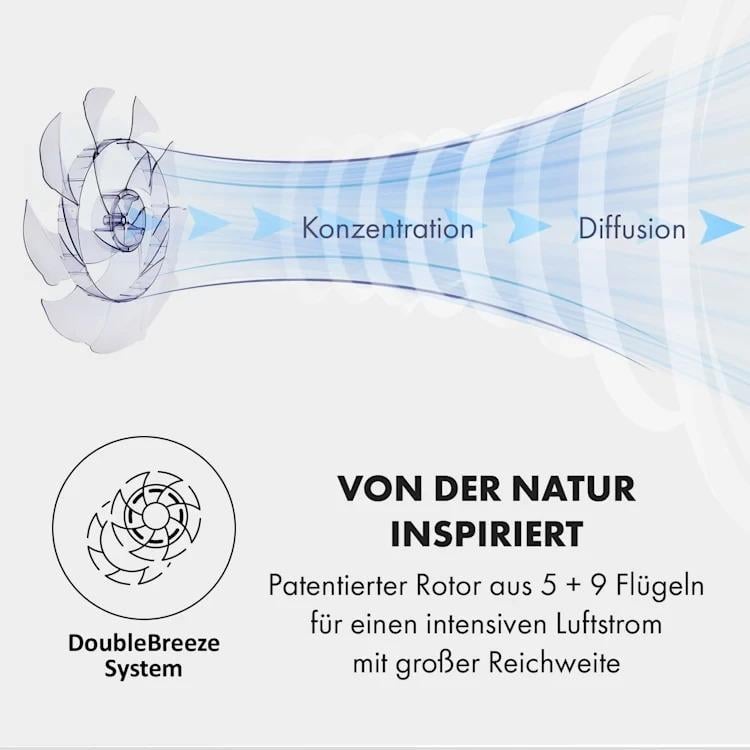 Вентилятор мобильный KLARSTEIN Sommerwind с пультом (10034675) - фото 3