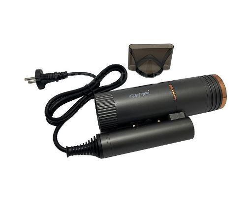 Фен для волос дорожный Gemei GM-1788 1800 Вт - фото 2 Фен для волос дорожный Gemei GM-1788 1800 Вт - фото 2