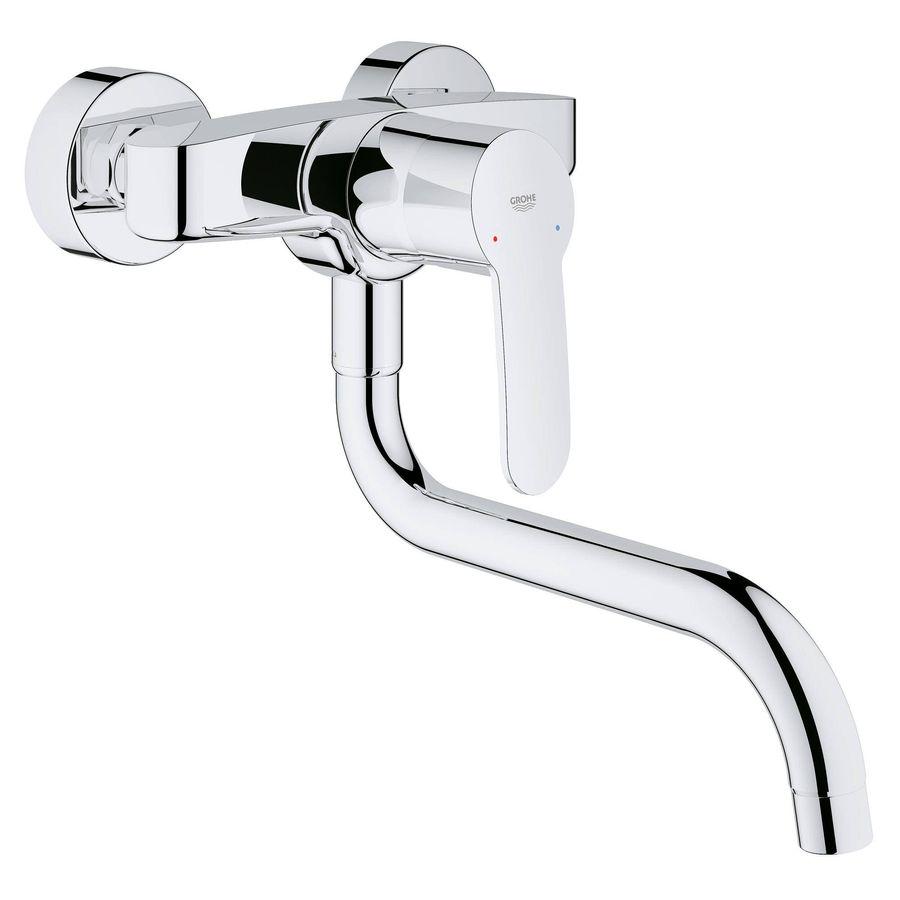 Смеситель для кухни Grohe Eurostyle 33982002 настенный однорычажный Хром (143993)