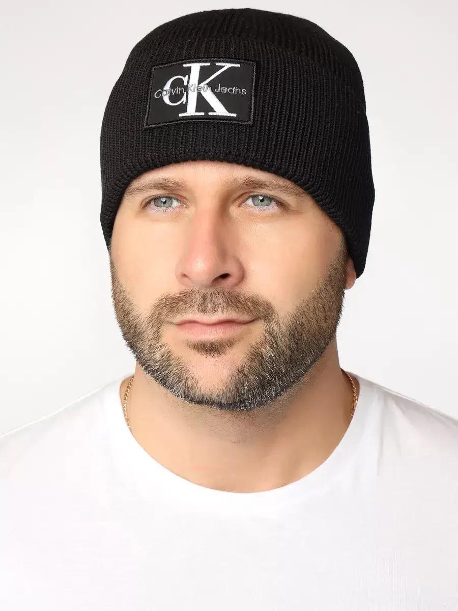 Шапка чоловіча Calvin Klein Hats Baret CK-1666 Black - фото 3