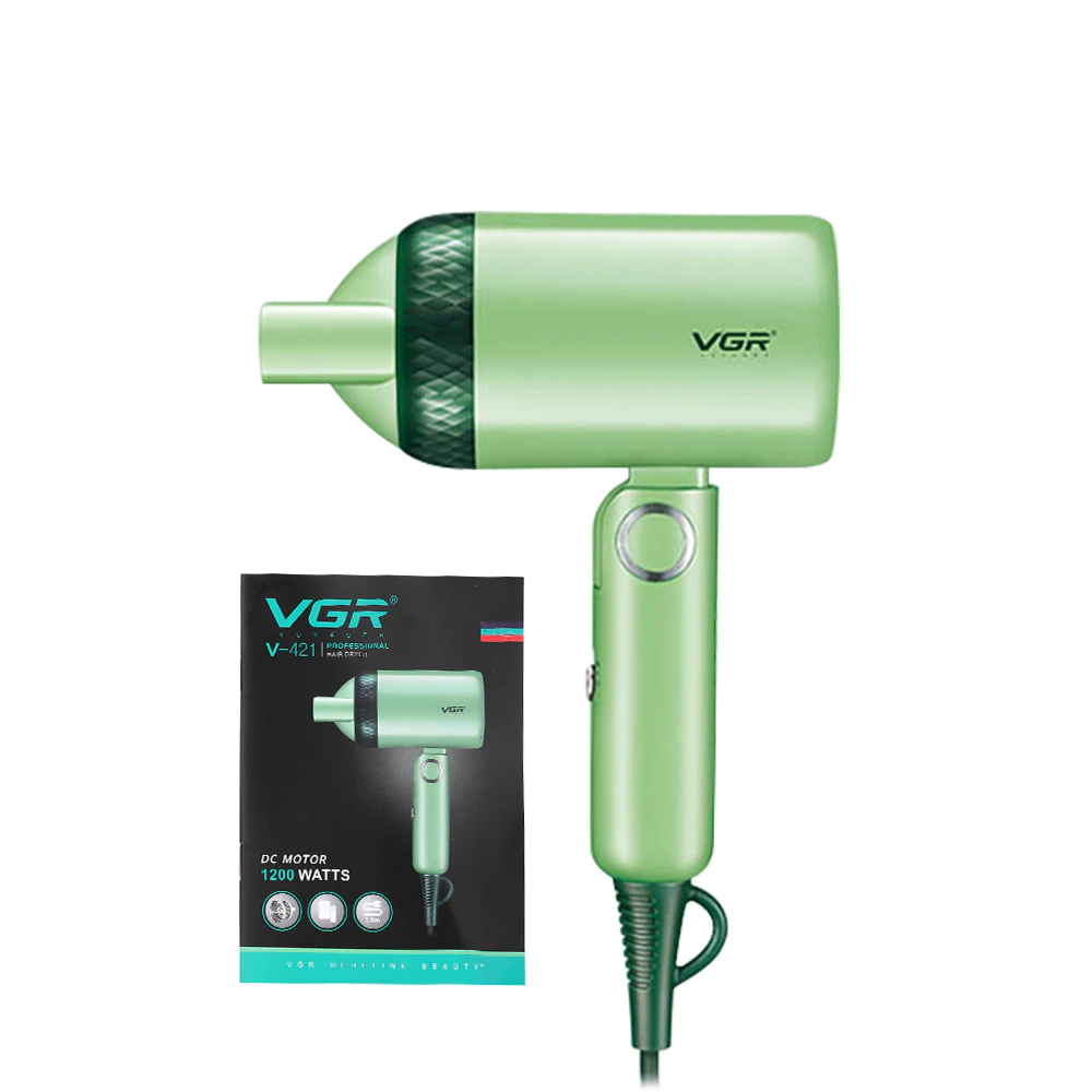 Фен для волосся професійний VGR V-421 Оливковий (18-18-V-421) Фен для волосся професійний VGR V-421 Оливковий (18-18-V-421)